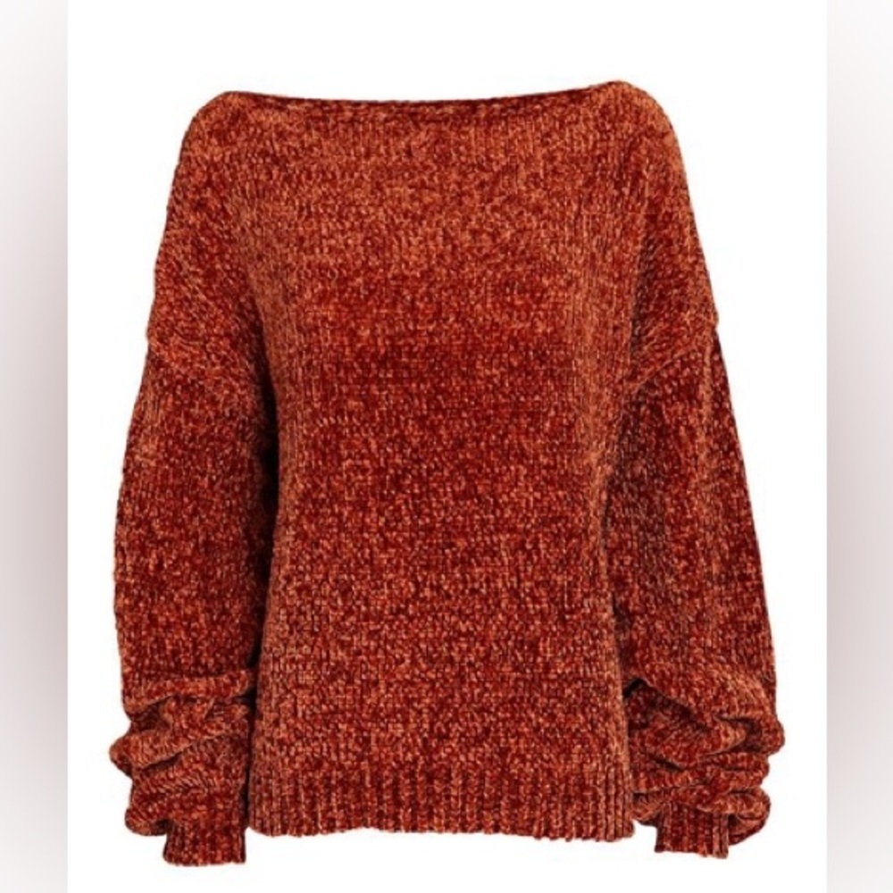 Caroline Constas Chenille Boatneck Sweater XS